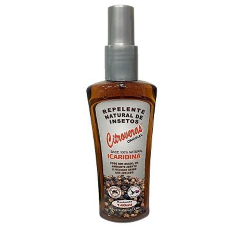 Repelente A Base De Icaridina - Repelente de 25% Icaridina Natural 140 ml - Citroveras / 12 horas de ...