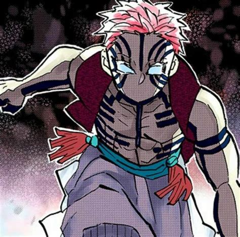 An Anime Character With Pink Hair And Blue Eyes Is In The Middle Of His