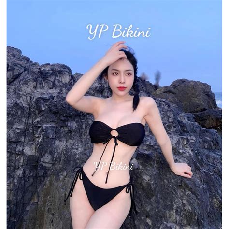 Bikini basic Đồ bơi 2 mảnh tam giac siêu sang chảnh nhiều màu Shopee Việt Nam