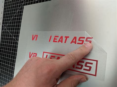 I Eat Ass Vinyl Decal Sticker