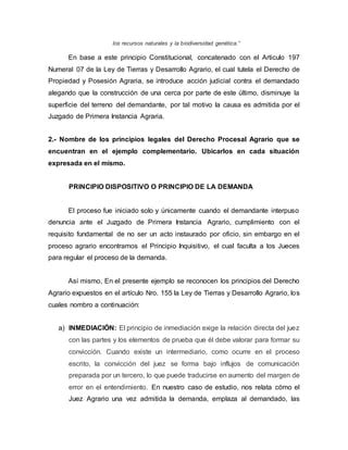 Caso Practico Para El Derecho Agrario PDF