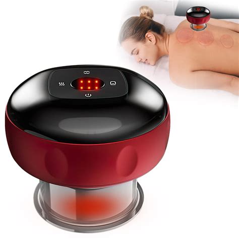 Buy Electric Cupping Set Zerotop Smart Red Light Electric Cupping Therapy Machine With 12 Gears