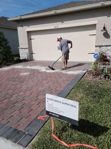 Paver Sealing Winter Garden Fl Driveway Cleaning Service