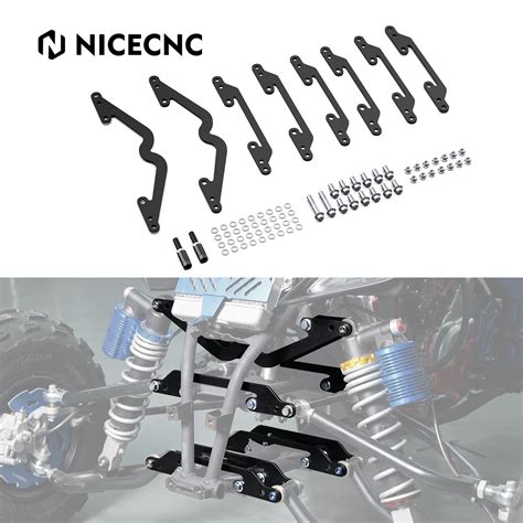 Nicecnc Raptor 700 Atv A Arms Shocks Widening Kit For Yamaha Raptor 700r 700 2016 2023 