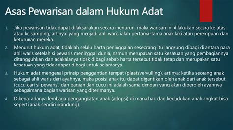 Hukum Waris Adat Pptx