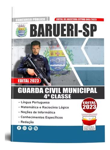 Apostila Guarda Civil Municipal 4ª Classe 2023 Concurso Barueri