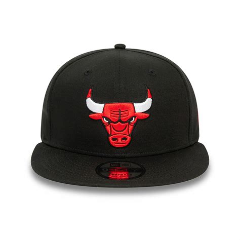 New Era New Era Chicago Bulls Nba Patch 9fifty Snapback Cap Black Nba