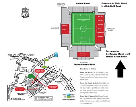 Anfield Seating Map