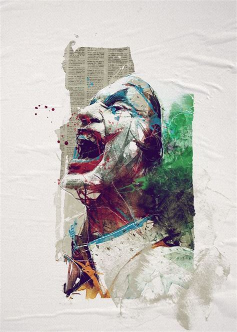 JOKER Portraits On Behance Figurative Art Painting Illustration