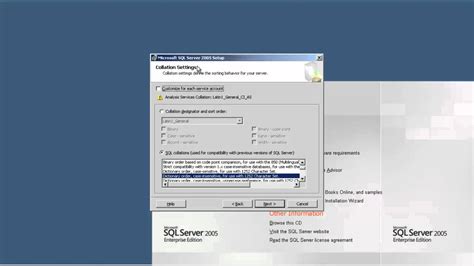 Installing Sql Server 2005 Enterprise Edition Youtube