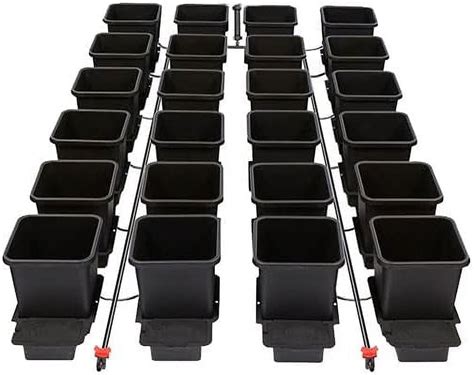 1pot Systems 3 9 Gallon Plastic Pots Self Watering Gravity Fed