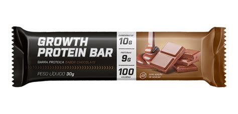 Barra De Prote Na Protein Bar Caixa Unid Chocolate Growth