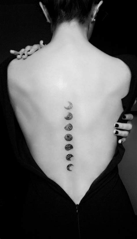 Moon Phases Tattoo Minimalist - imágenes de dios