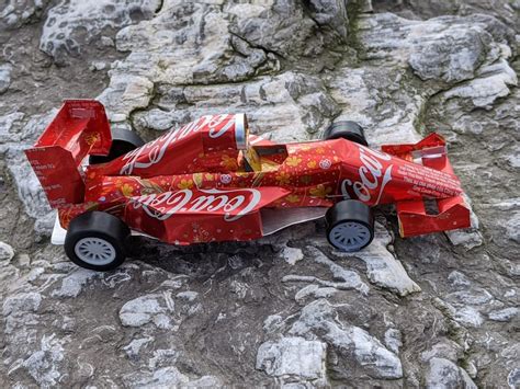 Recycled Tin Can Model Coke Coca Cola Formula I Car Etsy