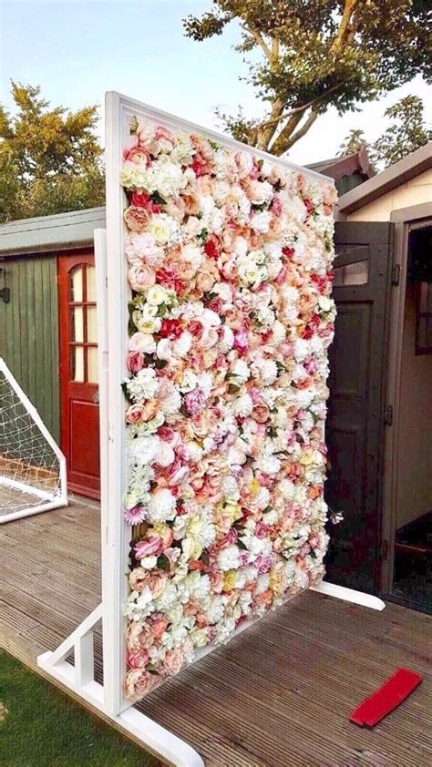 Diy Flower Wall Backdrop Stand Crimson Diy