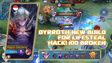 DYRROTH NEW BUILD FOR LIFESTEAL HACK 100 BROKEN GAMEPLAY DYRROTH