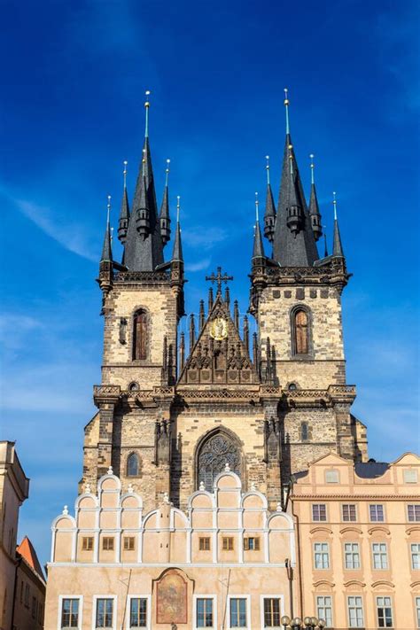 Old town square in Prague stock image. Image of medieval - 267782789