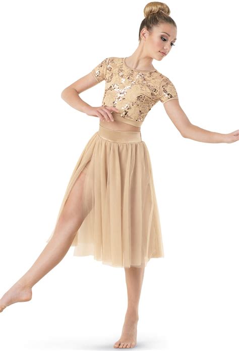 Mc Preloved Solo Weissman Champagne Gold Piece Lace Sequin Costume