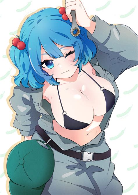 Rule 34 1girls Belt Big Breasts Blue Eyes Blue Hair Blush Bra Breasts