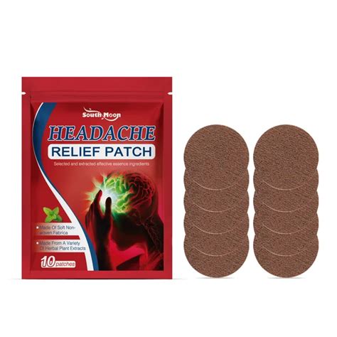 Headache Relief Plaster Improve Migraine Mental Anxiety Insomnia Relieve Stress Nerve Relax