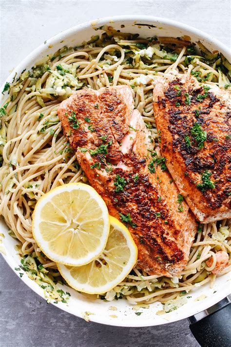 Salmon Pasta Without Cream Easy Healthy Recipe The Fig Jar