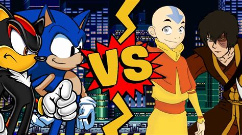 Mugen Battles Sonicshadow Vs Aangzuko Sonic The Hedgehog Vs