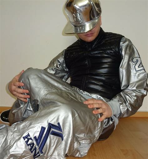 Sauna Suit Pvc Raincoat Trackies Gay Celebrities Male Motorcycle Jacket Biker Down Jacket