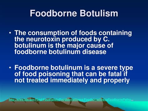 Foodborne Botulism