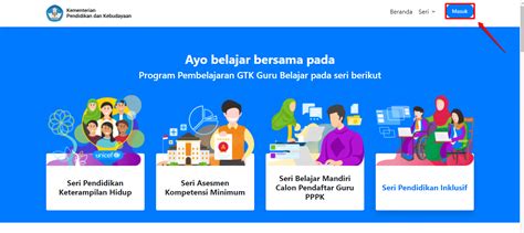 Tata Cara Login Dan Daftar Panduan Guru Belajar Seri Inklusif