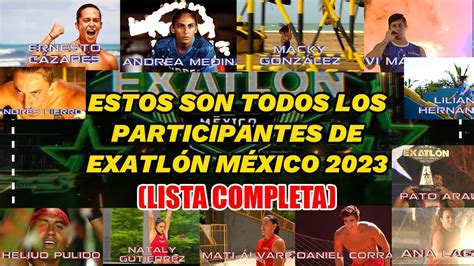 Estos Son Todos Los Participantes De La Nueva Temporada De Exatl N