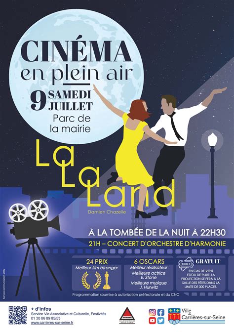 Cin Ma En Plein Air Projection Du Film La La Land Ville De