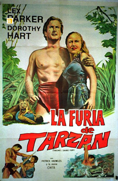 Tarzan Furia Salvaje Movie Poster Tarzan Savage Fury Movie Poster