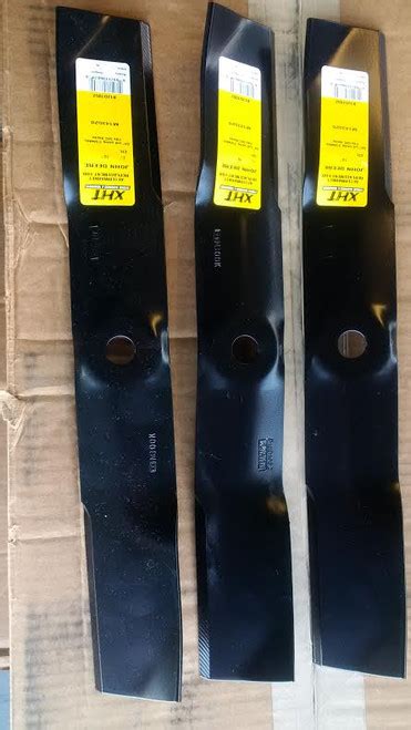 John Deere Mower Blades M143520 Set Of 3 For 54 Cut Griggs Lawn And Tractor Llc