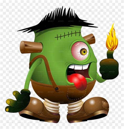 Head Clipart Frankenstein Frankenstein Cartoon Hd Png Download