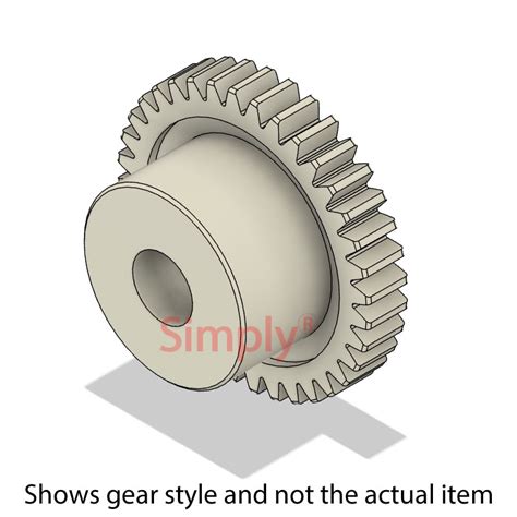 Ds1080b 8 Metric Delrin 500 Moulded Spur Gear 80 Tooth 1 Mod Bored 8mm