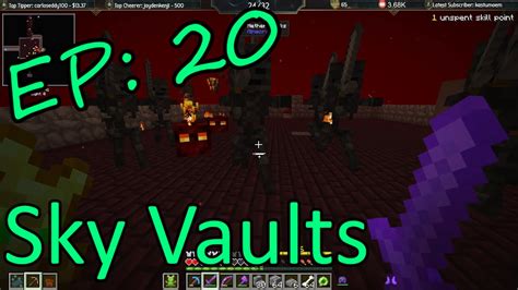 Wither Skull Grind Sky Vaults Map Episode Modded Minecraft Youtube