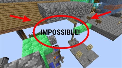 Impossible Parkour Jump Troll In Minecraft Youtube