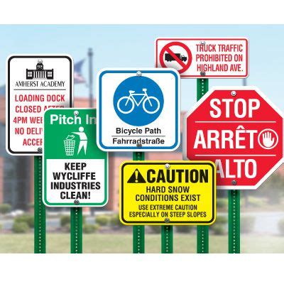 Custom Design Traffic and Parking Signs, Custom Signs | Emedco