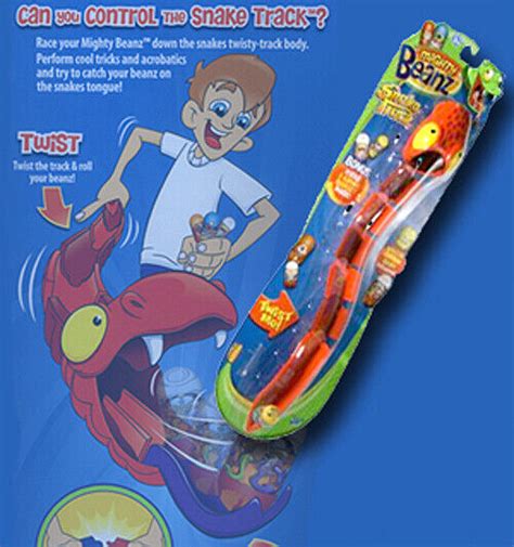 New Mighty Beanz Beans Snake Track Retired Ebay