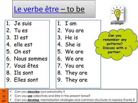 Verbe Etre En Anglais Conjugaison Communaut Mcms