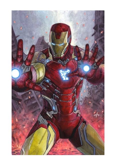 IRON-MAN: ENDGAME ARMOR - Marco Russo Art