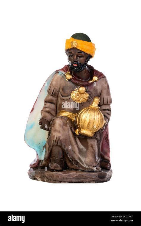 The Christmas Magic Ceramic Figure Of Balthazar One Of The Wise Men