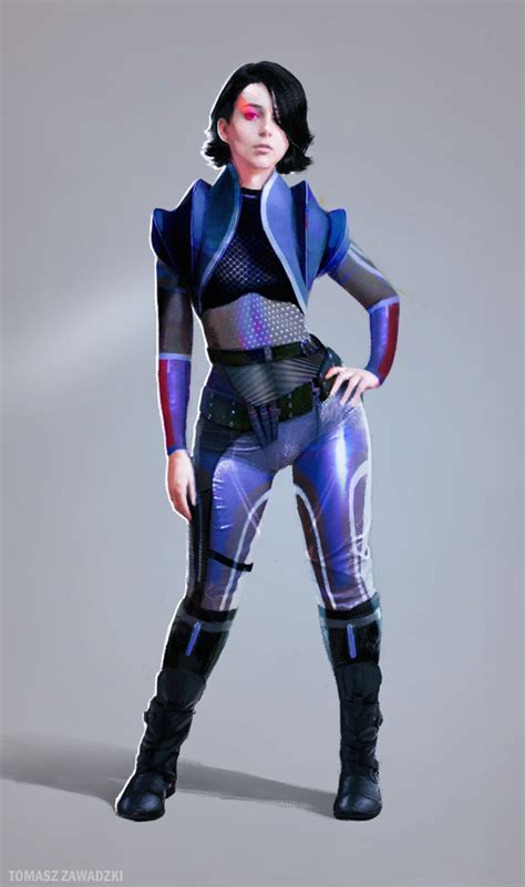 Sci Fi Girl Concept By Grrroch Sci Fi Clothing Sci Fi Fashion Scifi