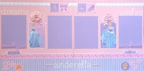 12x12 Double Page Scrapbook Layout Disneys Cinderella By Ntvimage 19