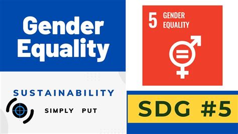 SDG 5 Gender Equality Sustainable Development Goal YouTube