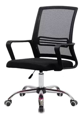 Silla De Oficina Moderna Con Pantalla De Malla Modelo Resistente