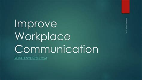 Tips To Improve Workplace Communication Skills Ppt Presentation Youtube