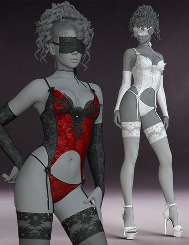 Floral Lingerie For Genesis Daz D