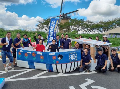 第3回印旛沼ダンボールイカダcupに参戦致しました 株式会社美研