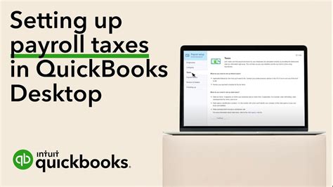 How To Set Up Payroll Taxes In The Quickbooks Desktop Payroll Setup